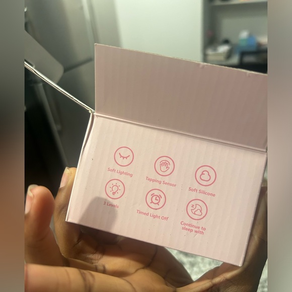 Kids Night Light Cute Hippo Night Lamp with 3 Speed Adjustable Light Soft - Picture 4 of 6